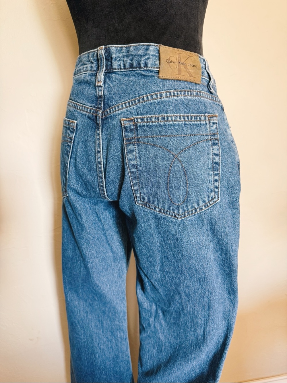 Calvin Klein Jeans Low Rise Wide Leg Jeans
